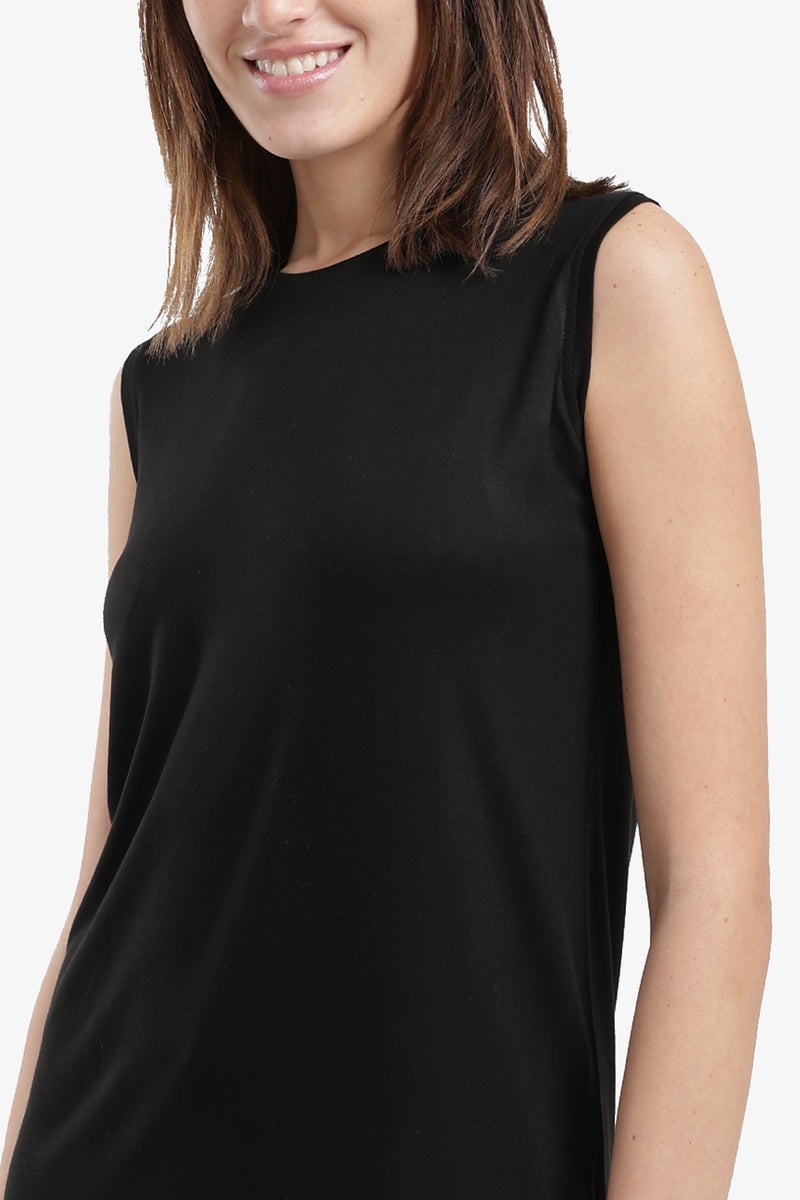 Carina Slim Fit Sleeveless T-Shirt - Image 5